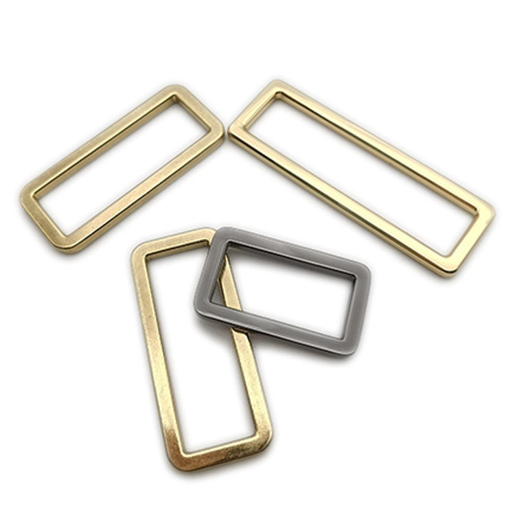 Metal Flat Rectangle Rings Buckle
