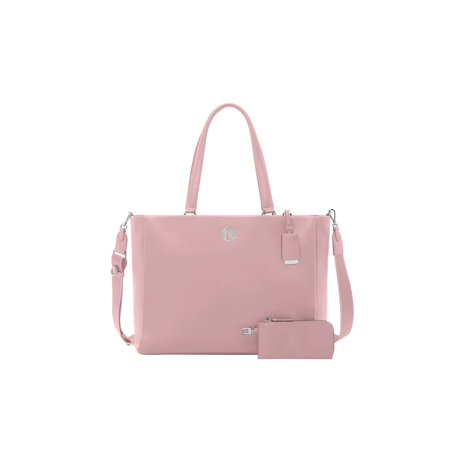 metal logo tote bags