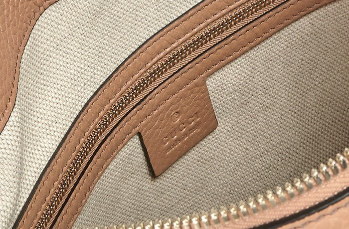 Gucci bag interior