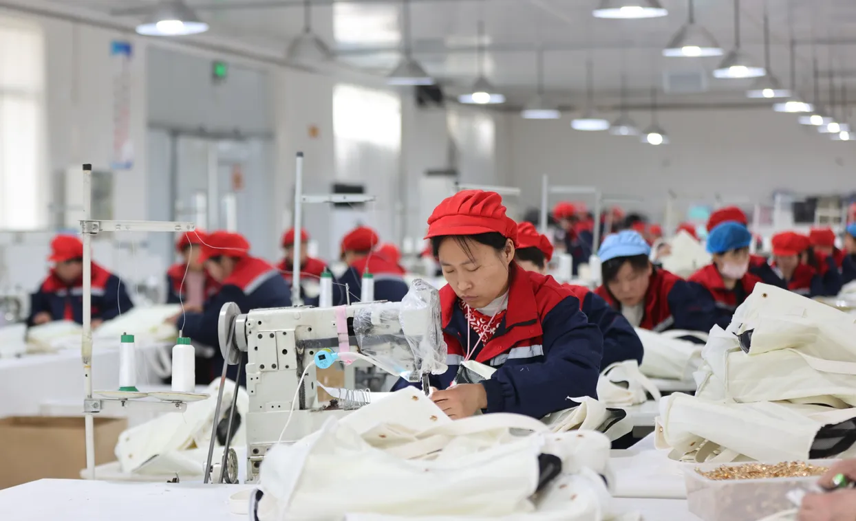 Custom bag production workshop