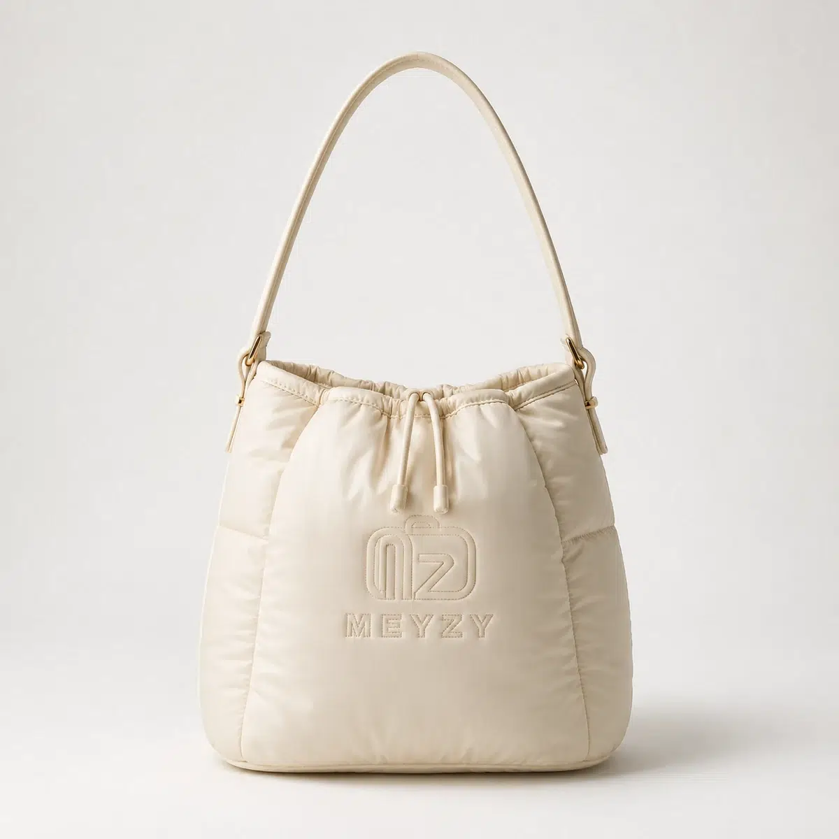 puffer drawstring bag