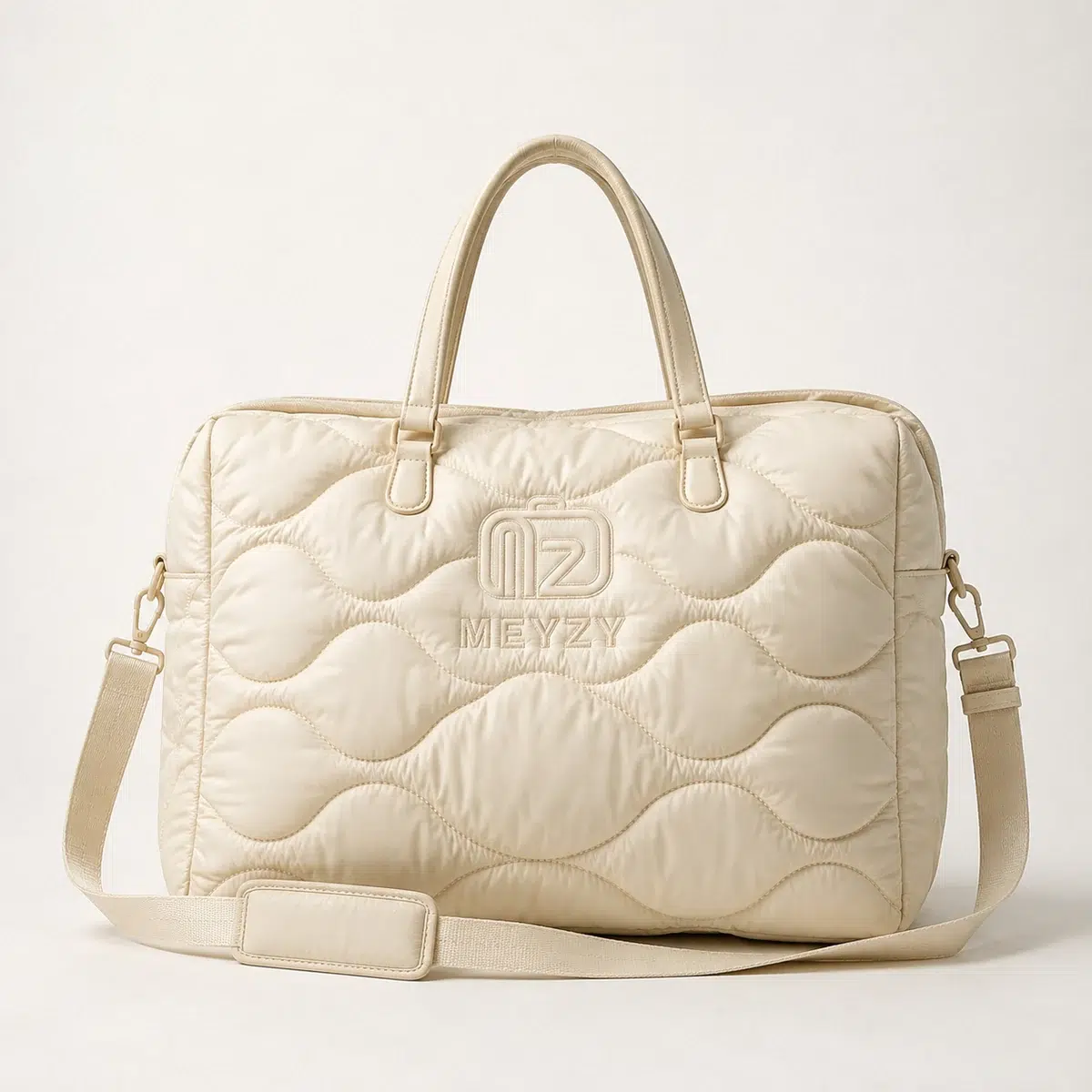 puffer laptop bag