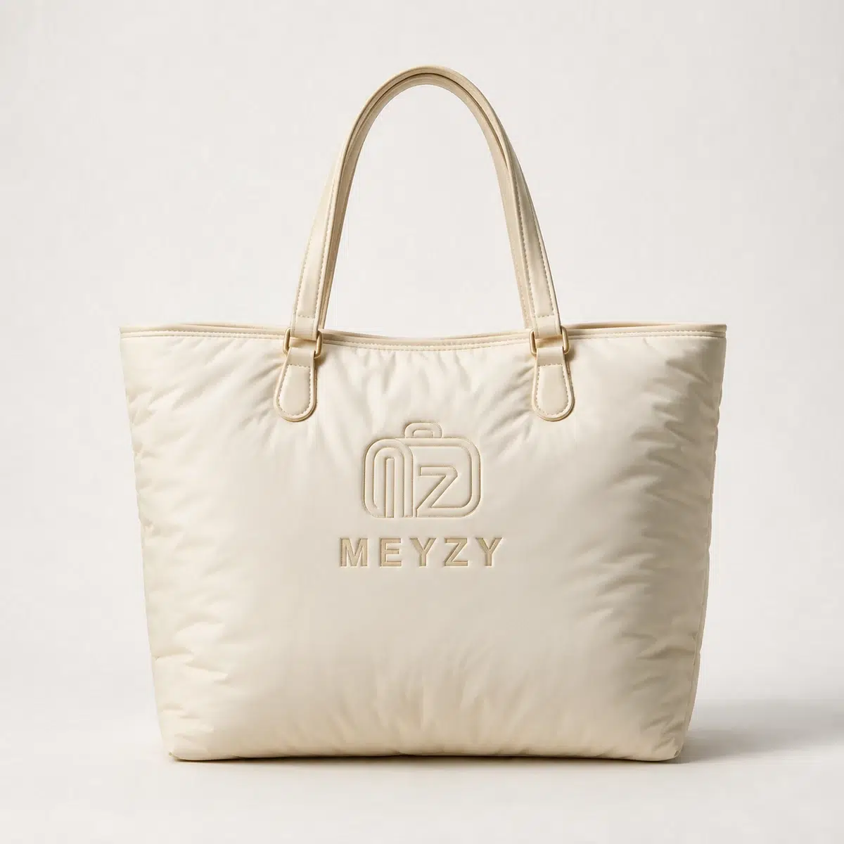 puffer tote bag